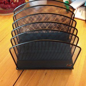Mindspace File Organizer Inclined Holder for Desk with 5 Compartments Me…